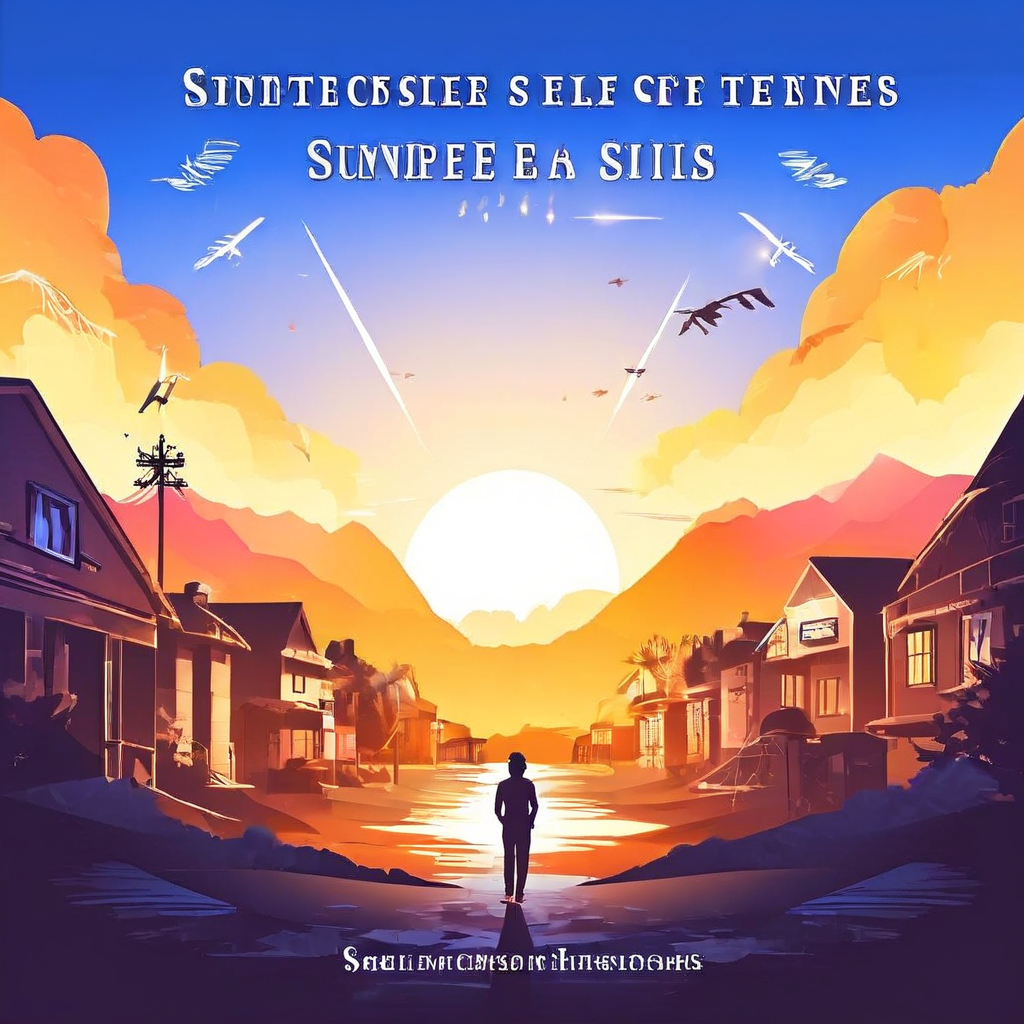 소셜미디어 화면에 밝은 성공담이 스포트라이트로 강조되고, 뒤엔 흐릿한 실패들이 그림자처럼 깔린 모습이다