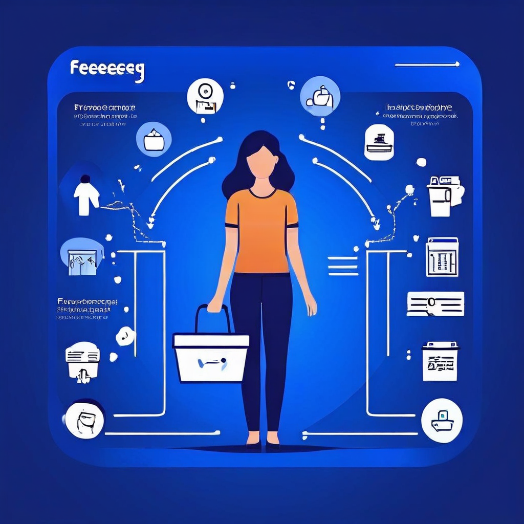 파란 다이어그램에 픽드 상품이 중앙, 화살표와 아이콘이 소유감 편향을 나타낸 모습이다