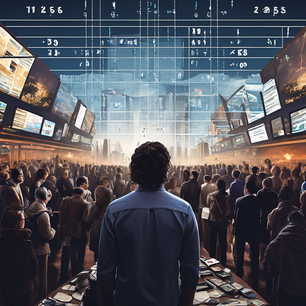 경기 결과가 나온 화면을 보며 거만하게 미소 짓는 남자를 클로즈업한 모습이다.