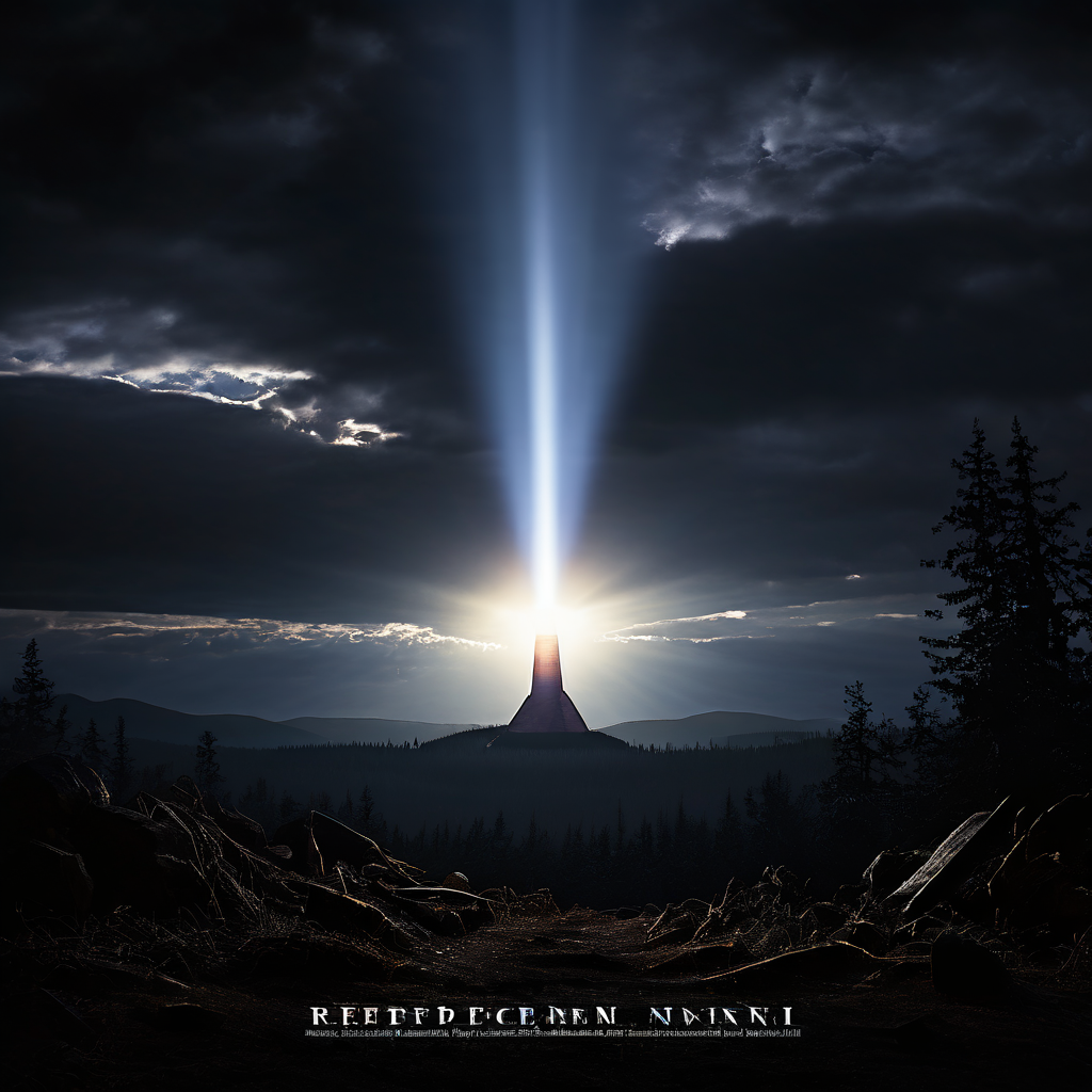 갱신 안내 공지를 중심으로 희망적인 미래를 상징하는 밝은 빛과 잠재적 위험을 암시하는 어두운 그림자가 교차하며 변화의 불확실성을 보여주는 이미지.