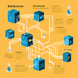 블록체인 트랜잭션이 고유 해시값(TxID)을 생성하여 블록에 기록되는 과정을 설명하는 다이어그램.