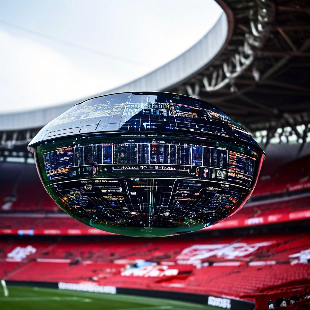 신뢰를 상징하는 인증 마크와 배너 광고가 보이지 않는 데이터로 연결되어 광고 사기 카르텔의 기술적 담합 증거를 보여주는 그림.