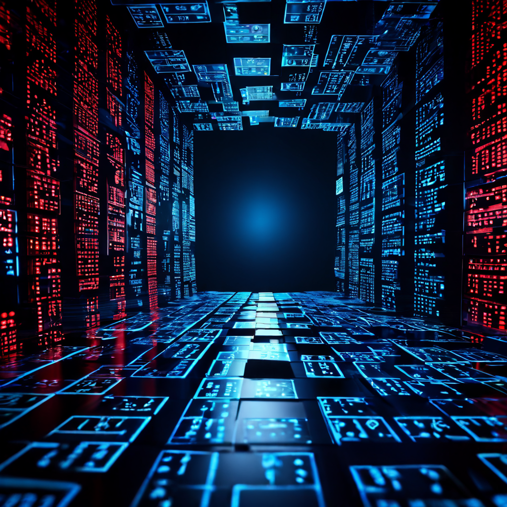 제3자 사기로 인해 계정 하나가 전체 금융 시스템을 무너뜨리는 도미노 효과를 보여주는 이미지.