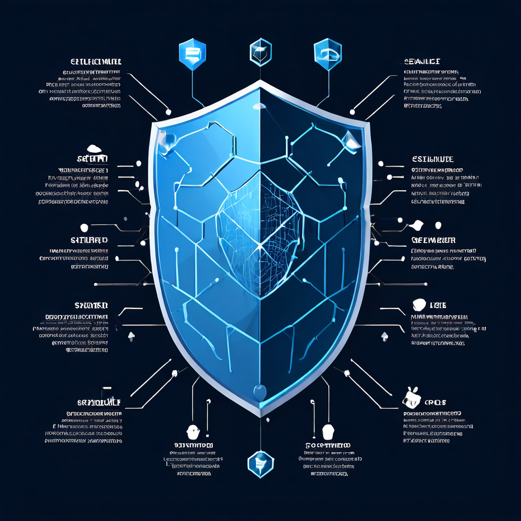 데이터 셔플링 알고리즘별로 존재하는 고유한 취약점을 균열로, 그리고 해당 약점을 보완하는 안전장치를 방패로 묘사하여 보안성을 비교하는 다이어그램.