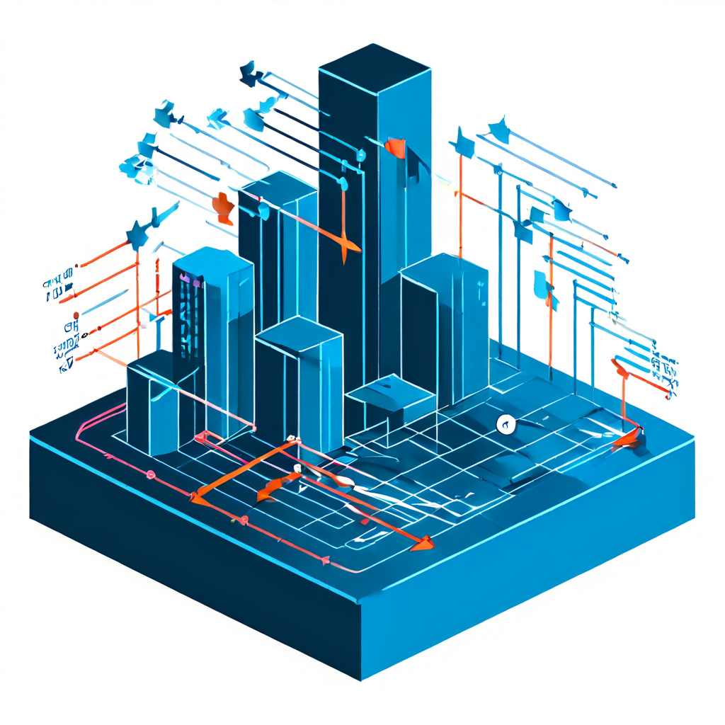 랙 메커니즘이 베팅 확률에 미치는 영향을 설명하는 시각적 그래프로, 원인과 결과를 연결하는 명확한 화살표와 반복되는 통계적 패턴을 보여줍니다.