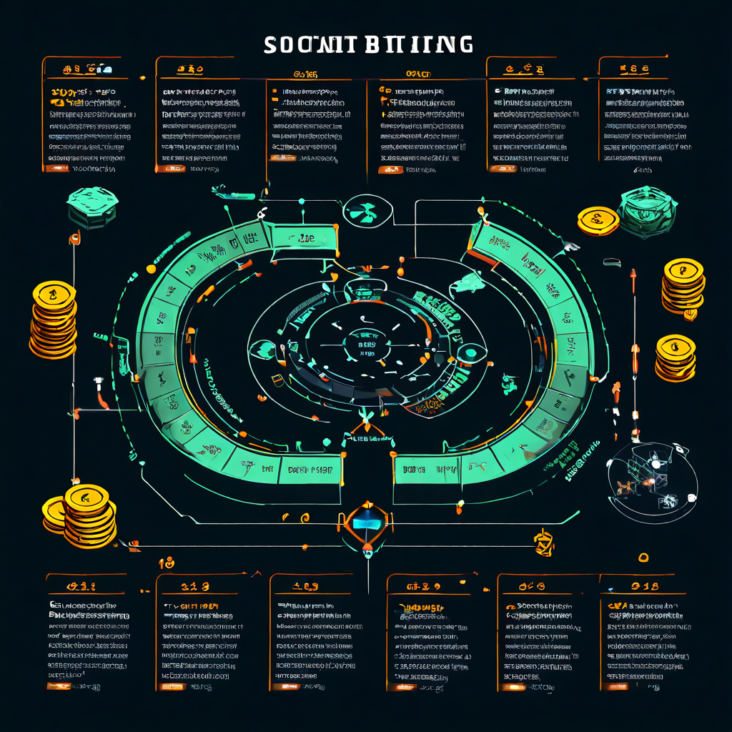 유닛 베팅 전략의 핵심 메커니즘을 설명하는 인포그래픽으로, 베팅 크기와 확률 같은 주요 변수가 강조된 플로우차트를 통해 전략의 단계별 흐름을 상세히 보여줍니다.