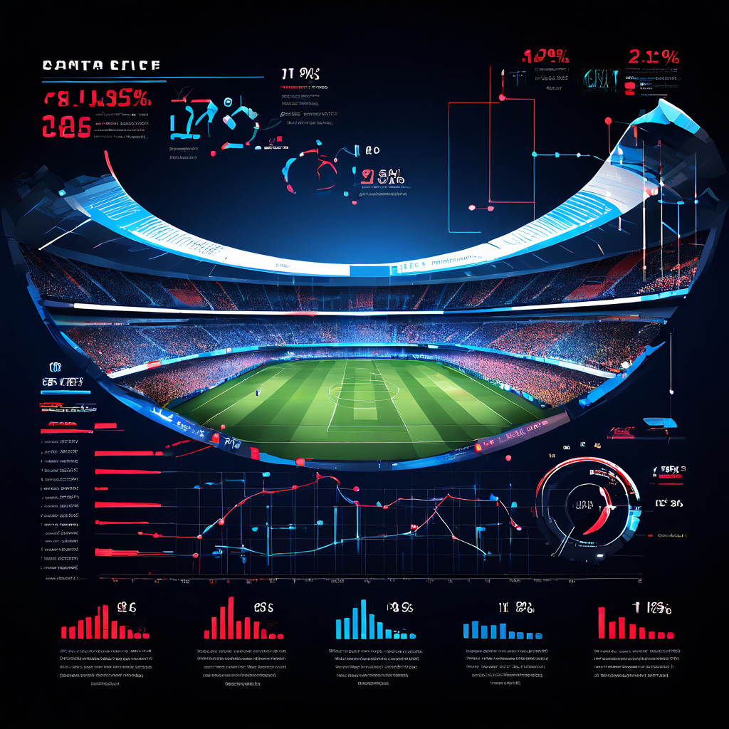 데이터 분석 차트에서 시작하여 스포츠 경기 라이브 화면에 최종 배팅을 결정하는 과정을 단계별로 보여주는 상세한 인포그래픽입니다.