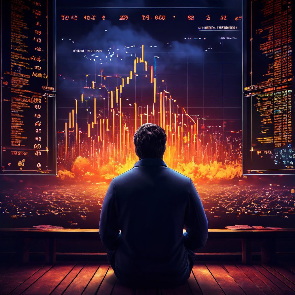 복잡한 승률 차트를 바라보며 통계 수치 너머의 큰 그림을 꿰뚫어 보는 현명한 사람이 데이터 분석의 본질을 상징적으로 보여주는 이미지입니다.