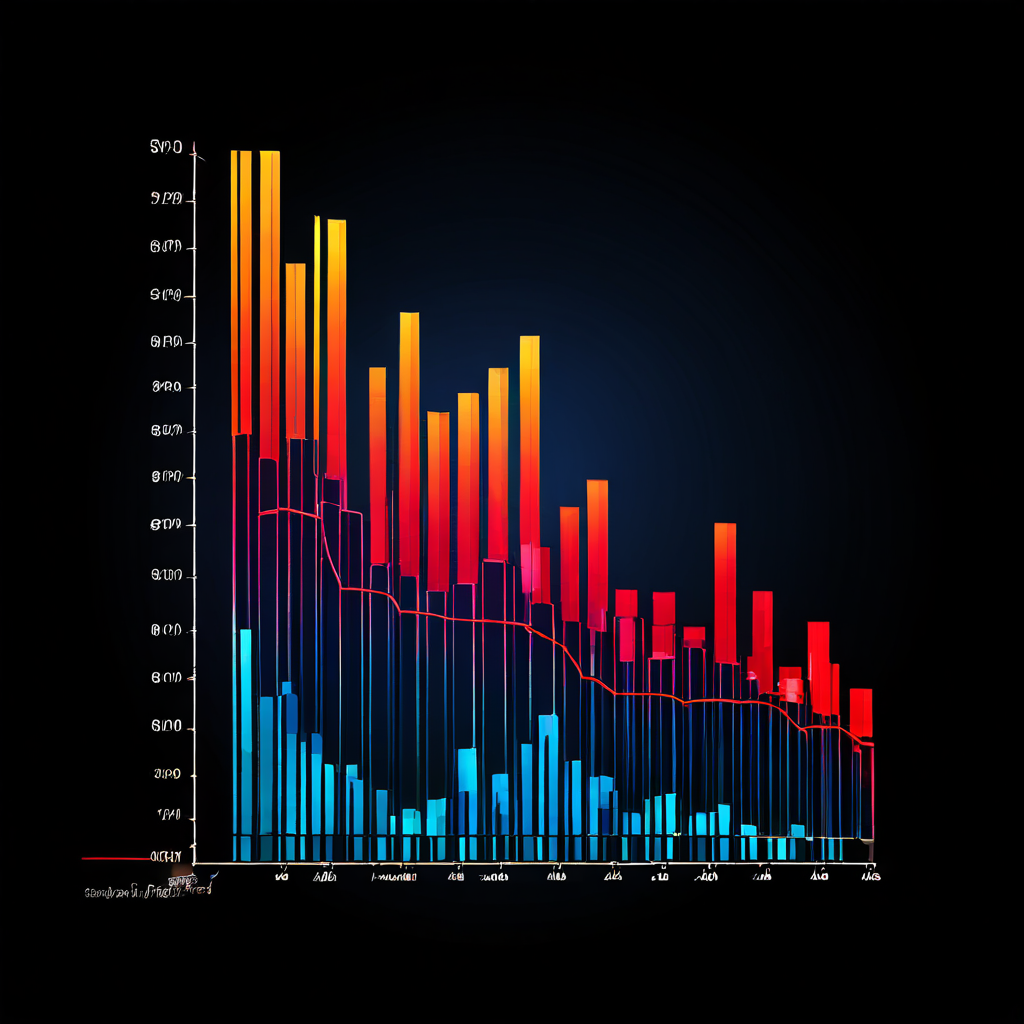 아시안 핸디캡 배팅 시장의 비정상적인 수익 구조를 비판적으로 보여주는 그래프로, 왜곡되고 과장된 수익률 막대가 시장 차트 배경을 뒤틀며 표현되어 있습니다.