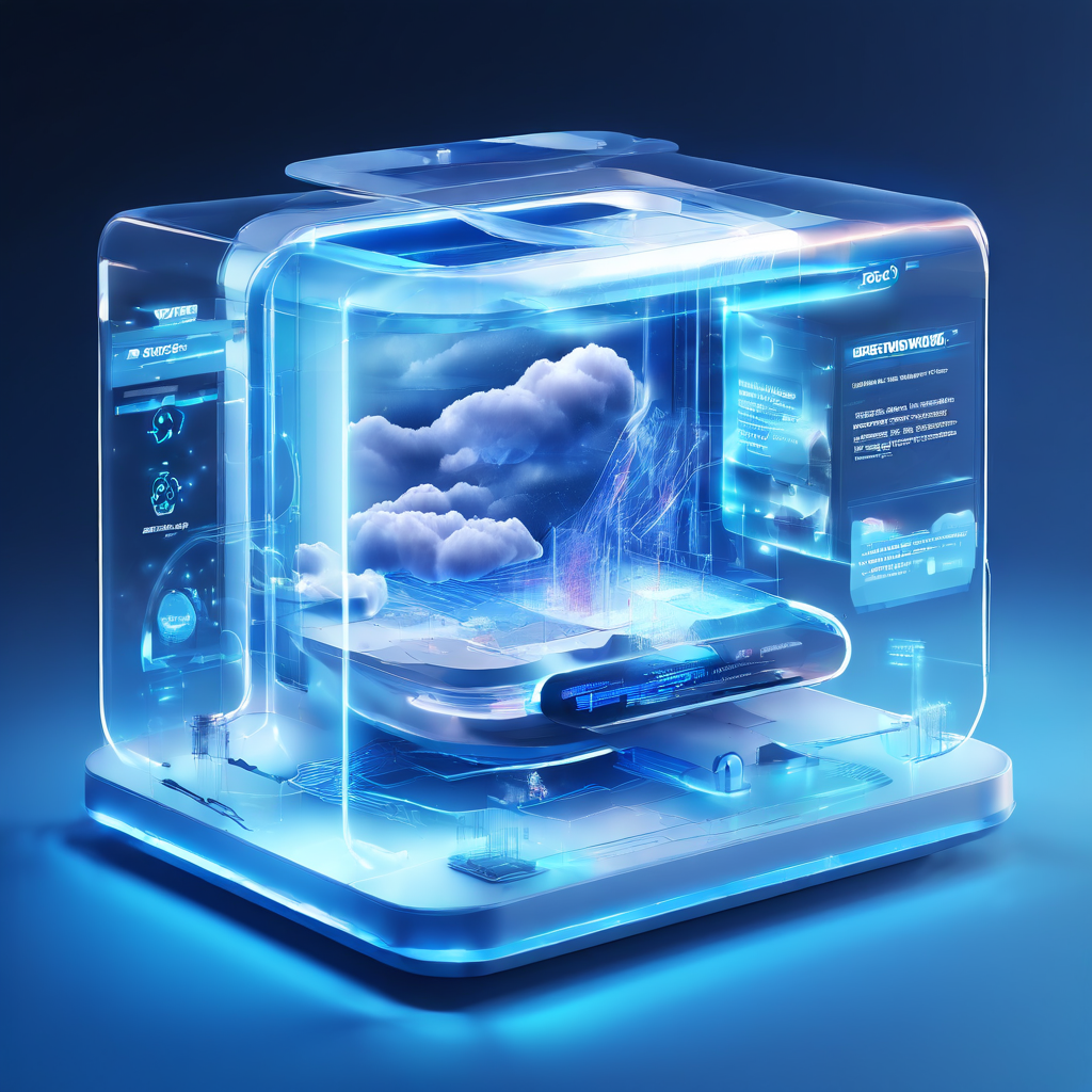 Premium digital platform visualization showing a secure freeze window gap with connected cloud, data, and operator layers in a...